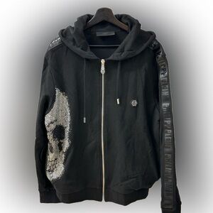 👨🏻‍💼 Philipp Plein 💀 Men’s Black Hoodie